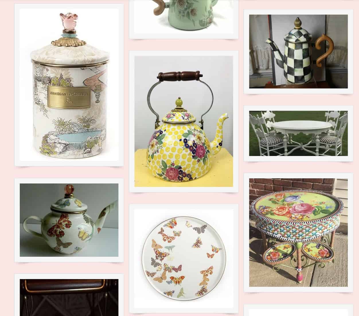 MacKenzie-Childs Gone But Not Forgotten Retired Patterns