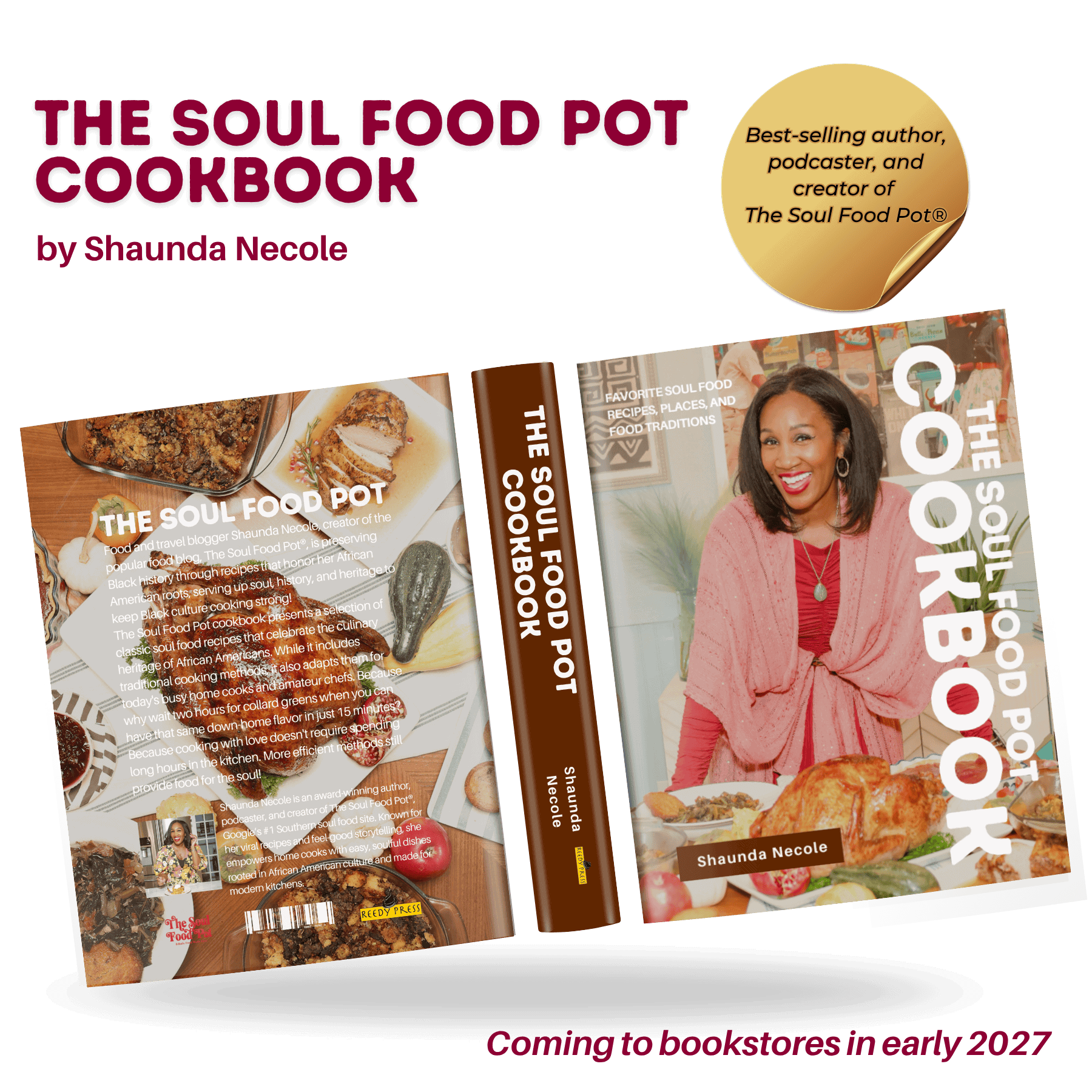 The Soul Food Pot Cookbook Coming to Bookstores Early 2027